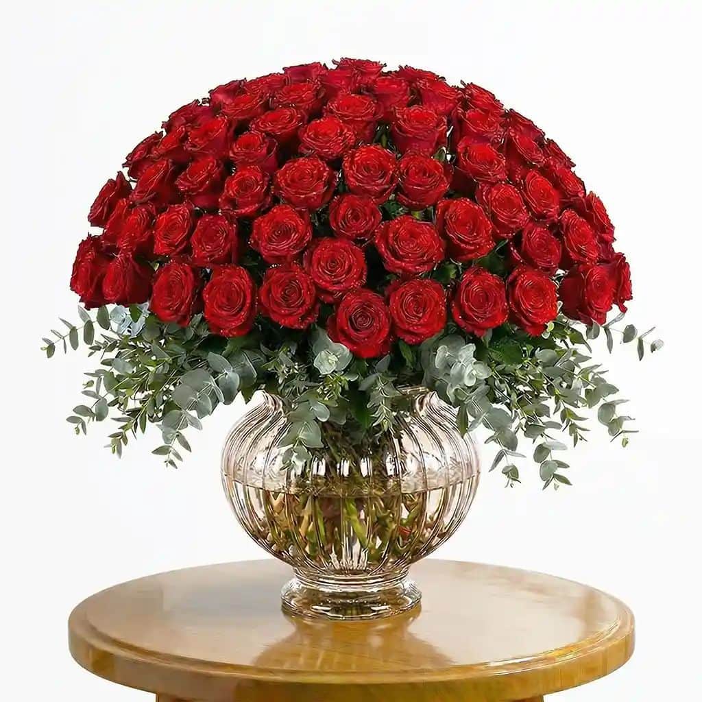 100 Red Roses