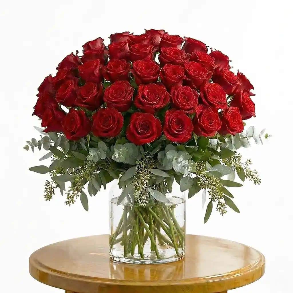 50 Red Roses